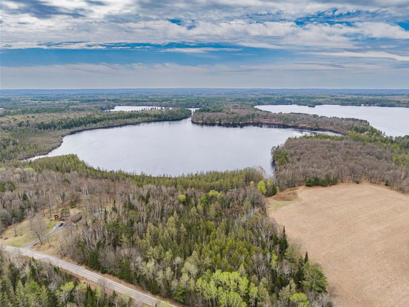 Moen Chain of Lakes Acreage : Stella : Oneida County : Wisconsin