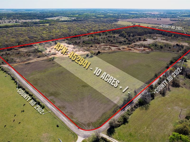 10.05 Acres Near Lake Whitney : Whitney : Hill County : Texas