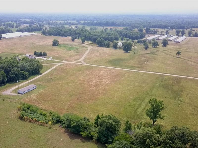 133 Acres, 7 Comm Turkey Barns : Ola : Yell County : Arkansas