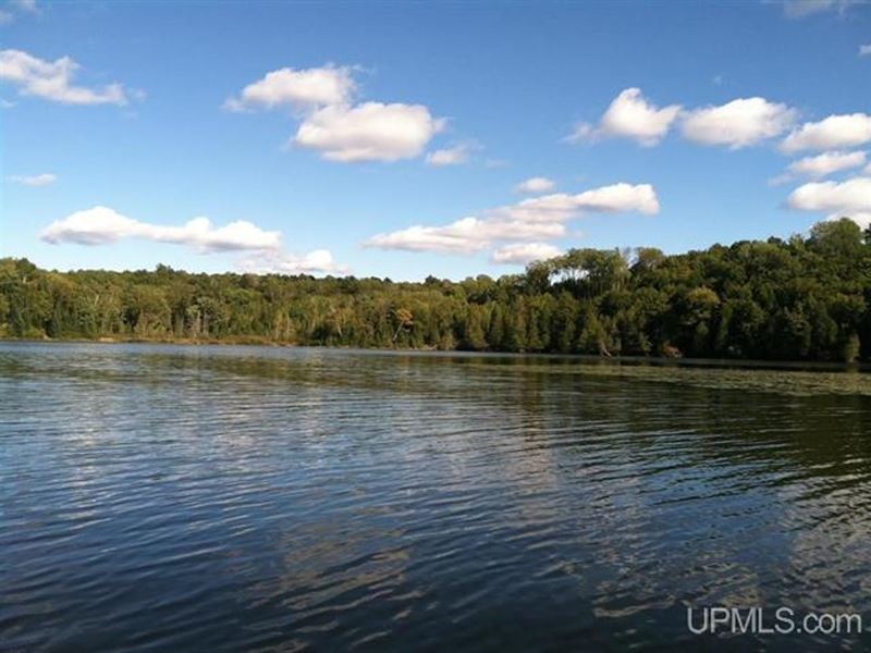 14.93 U.P. Inland Lake Waterfront 5 : Marenisco : Gogebic County : Michigan