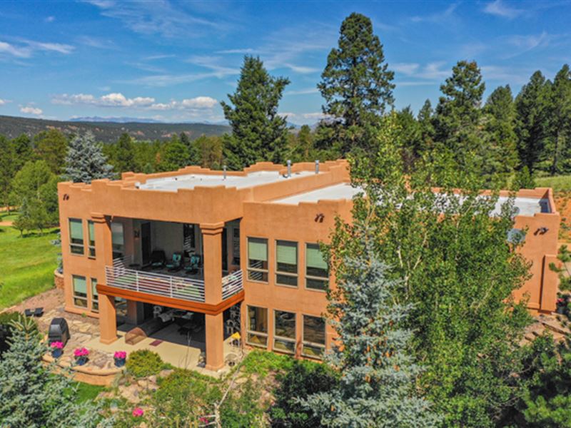 Equestrian Estate Borders NF : Woodland Park : Teller County : Colorado