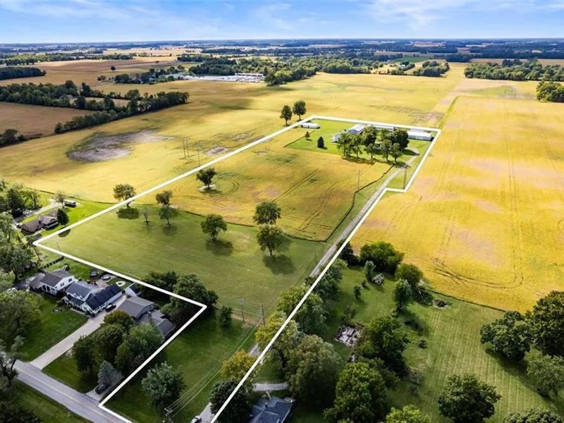17 Acres, 2 Homes, Lapel School : Anderson : Madison County : Indiana
