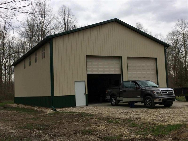 75 Acres Decatur County + Pole Barn : Greensburg : Decatur County : Indiana