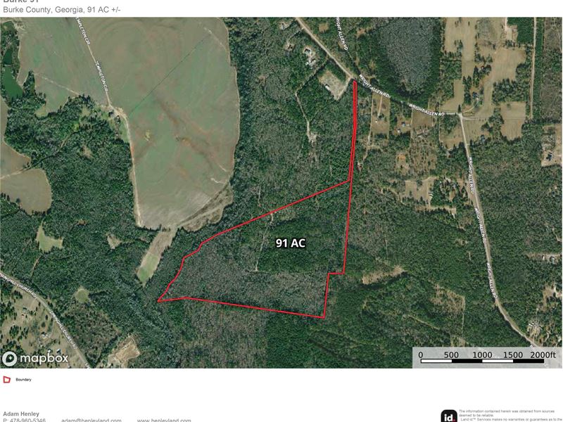 Quiet Rural Property : Blythe : Burke County : Georgia