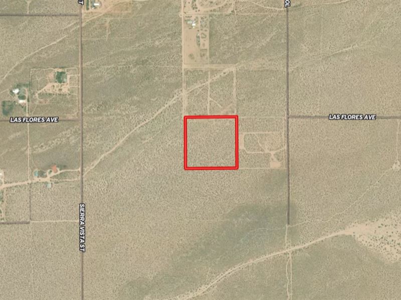 10 Acre Lot in Inyokern, CA : Inyokern : Kern County : California