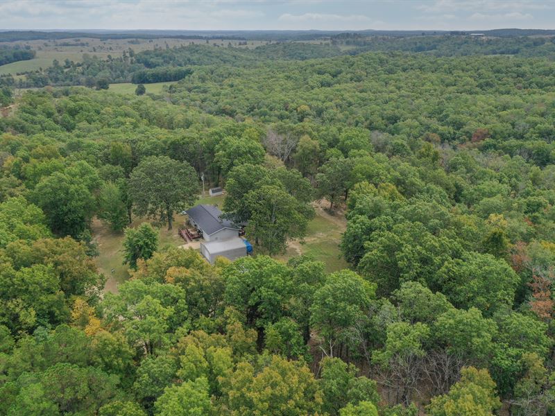 Country Home with Acreage for Sale : Cabool : Texas County : Missouri