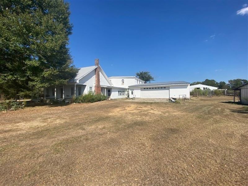 Country Home & 100.7 Acres : McComb : Pike County : Mississippi