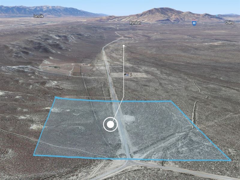 40 Acre Lot On Devils Gate Road : Ryndon : Elko County : Nevada
