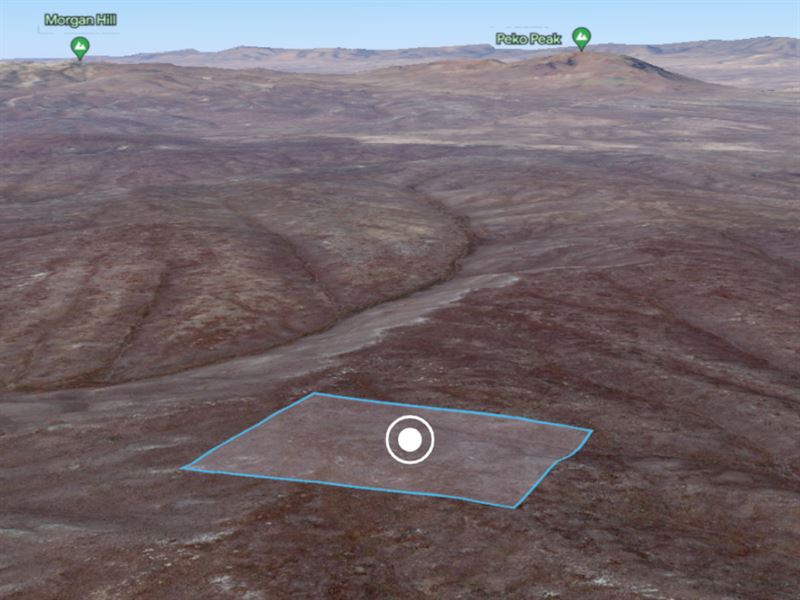 10 Acre Rural Lot On Top Of A Ridge : Deeth : Elko County : Nevada