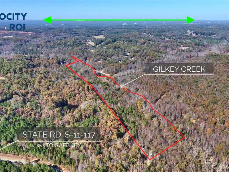 16.79 Acres in Cherokee County, SC : Gaffney : Cherokee County : South Carolina