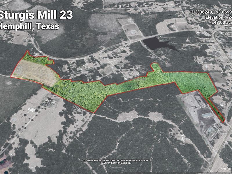 Sturgis Mill T23, Ranch for Sale in Texas, 383359 RANCHFLIP