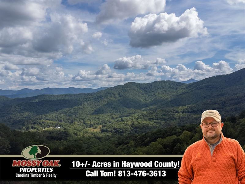 10 Acres Minutes From Downtown : Canton : Haywood County : North Carolina