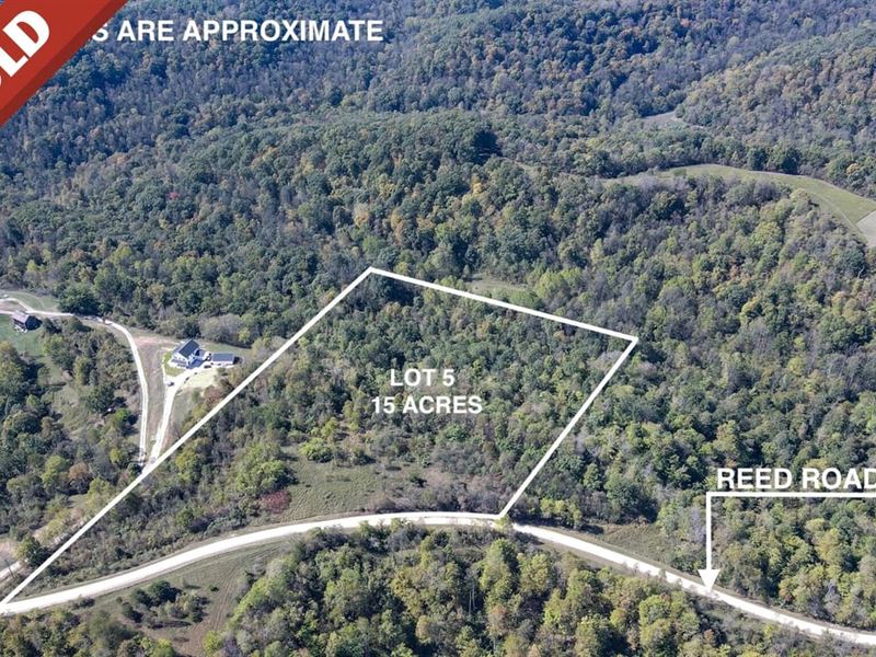 Moss Run Rd Lot 5, 15 Acres, Wash : Marietta : Washington County : Ohio