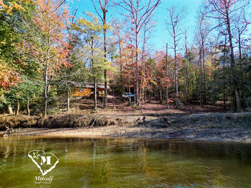 18+ Acres on Saluda River, Cabin : Pelzer : Greenville County : South Carolina