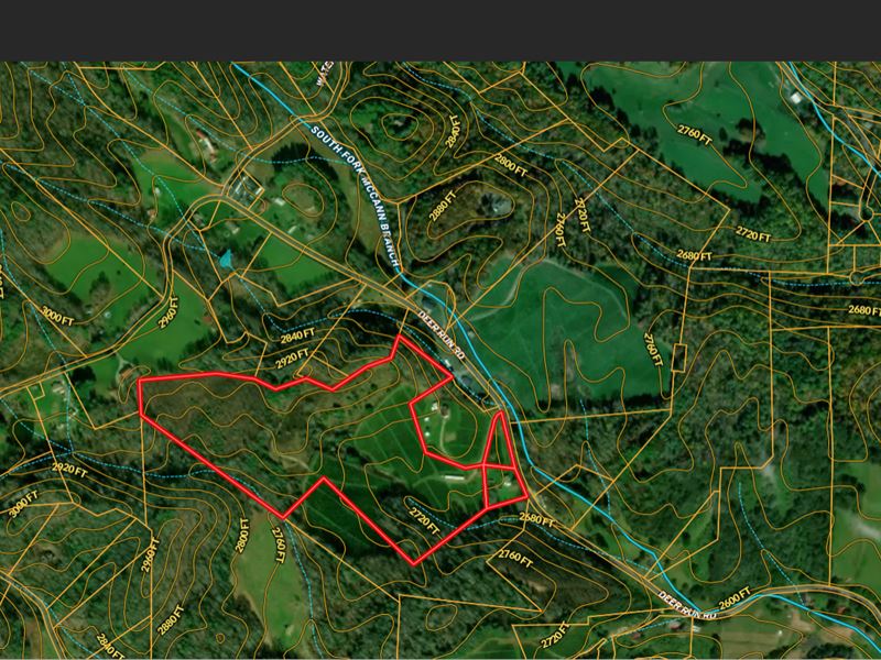27.8 Acres Mountain City, TN : Mountain City : Johnson County : Tennessee