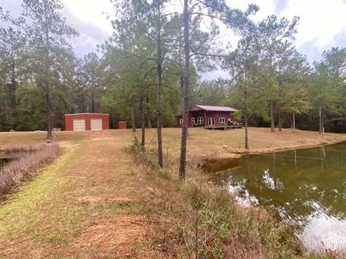 Cabin On 39.45 Acres, Poplarville : Poplarville : Pearl River County : Mississippi