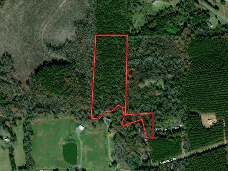 Updated, 13.31 Acre Secluded Buil : Bear Creek : Chatham County : North Carolina