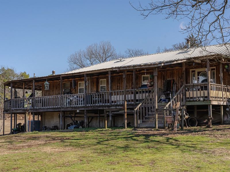 31 Acres with a Home & Barndominium : Hatfield : Polk County : Arkansas