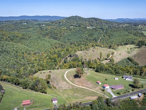 28.419 Acres, Views and Frontage : Independence : Grayson County : Virginia