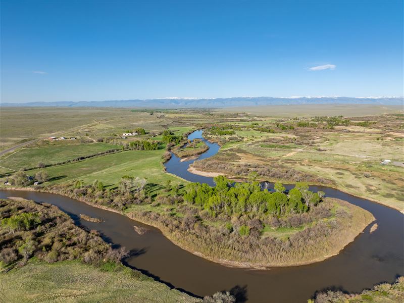 Little Wind River Bend : Riverton : Fremont County : Wyoming