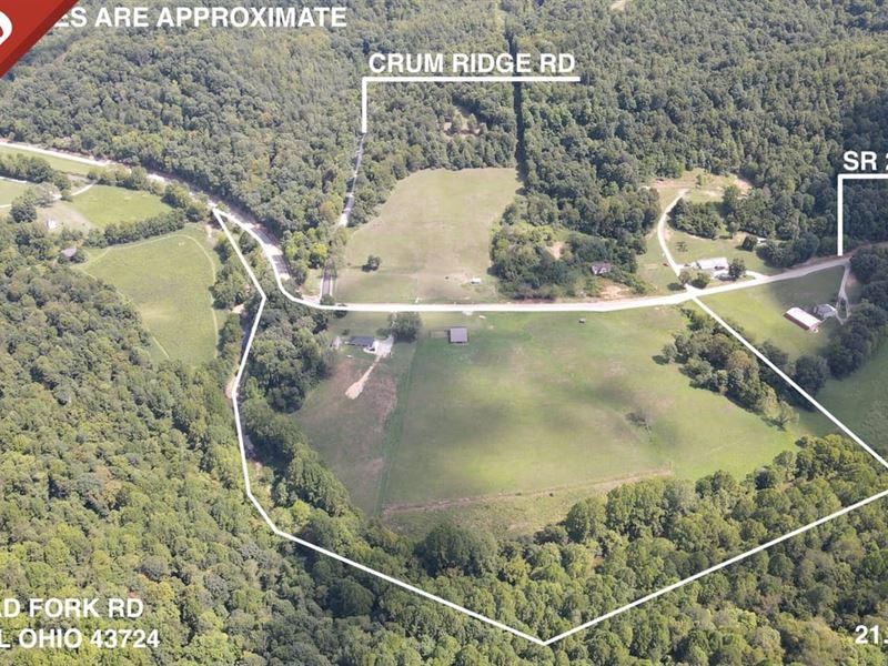 Road Fork Rd, 32 Acres, Noble Cou : Caldwell : Noble County : Ohio