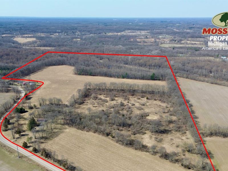 74.5 Acre / Calhoun County / Ti : Bellevue : Calhoun County : Michigan