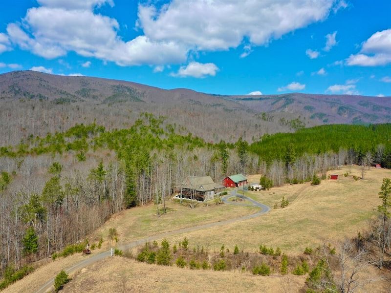 35.75 Acres with Custom Home and MO : Eagle Rock : Botetourt County : Virginia