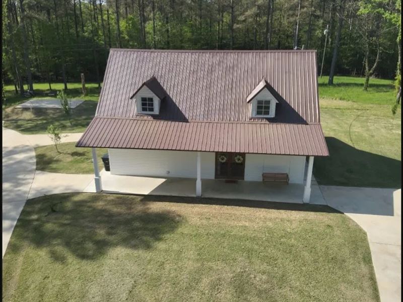 33 Acres with A Home in Holmes Coun : Lexington : Holmes County : Mississippi