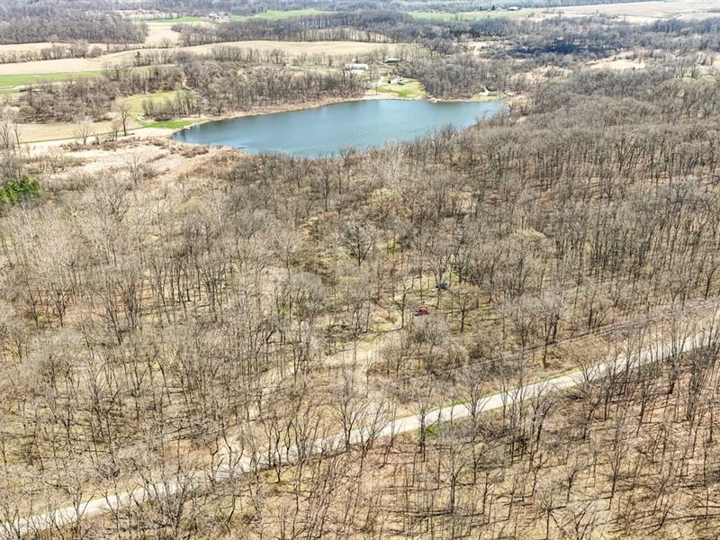 16.3 Acres On Lotz Lake for Sale : North Manchester : Wabash County : Indiana