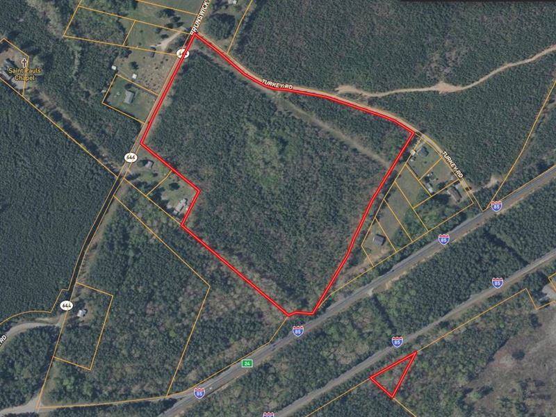 27.39 Acres in Brunswick County VA : Alberta : Brunswick County : Virginia