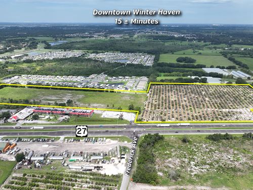 Prime Commercial Land on US Hwy 27 : Haines City : Polk County : Florida
