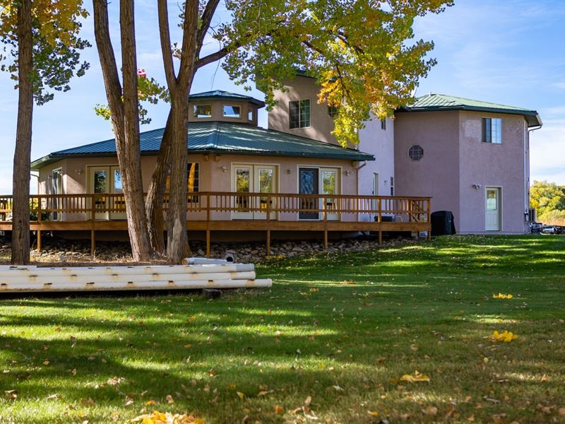 Riverfront Retreat with Acreage, Sh : Hotchkiss : Delta County : Colorado