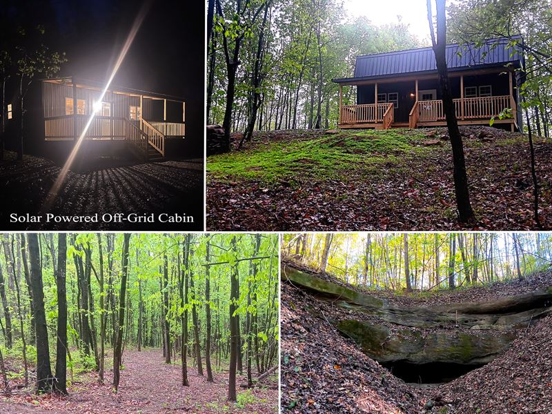 Solar Cabin with a Cave : Jackson : Jackson County : Ohio