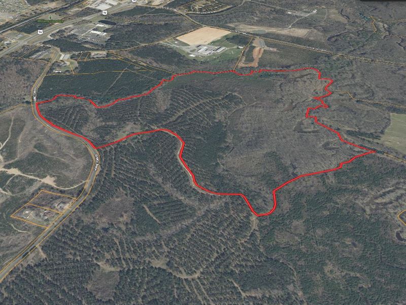150 Acres in Anson County NC : Polkton : Anson County : North Carolina