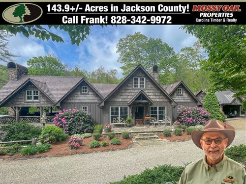 Amazing 143 Acres Estate in : Cullowhee : Jackson County : North Carolina