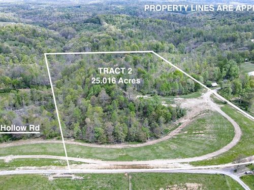 Happy Hollow Rd Lot 2, 25 Acres : Waverly : Wood County : West Virginia
