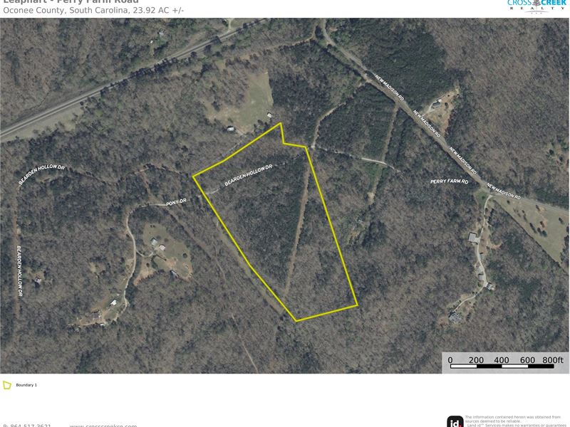 23.92 Acres, Beardon Hol : Westminster : Oconee County : South Carolina