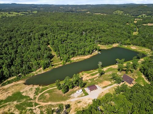 A-Frame Home on 153 Acres for Sale : Gainesville : Ozark County : Missouri