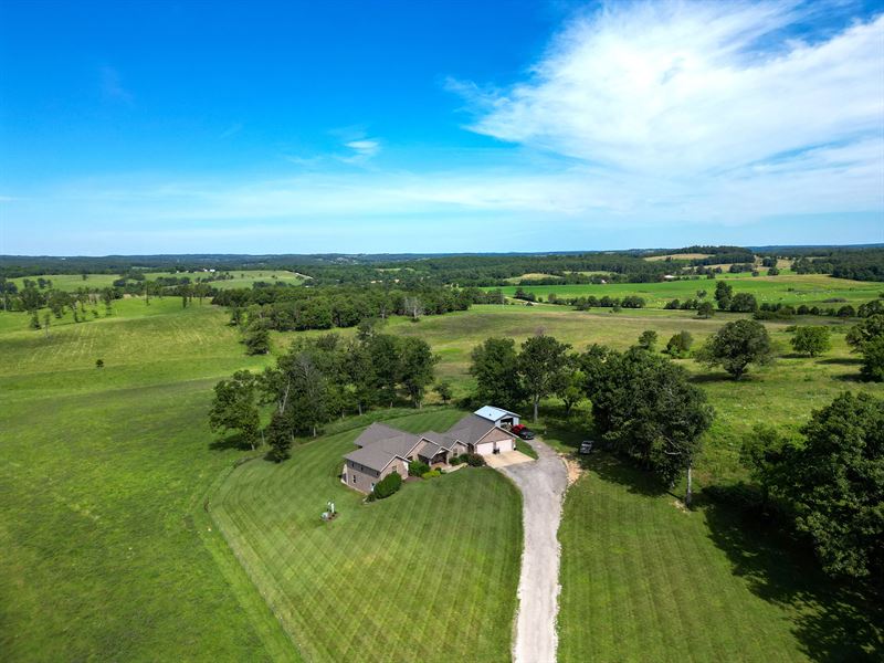 Custom Home and Land for Sale : Vanzant : Douglas County : Missouri