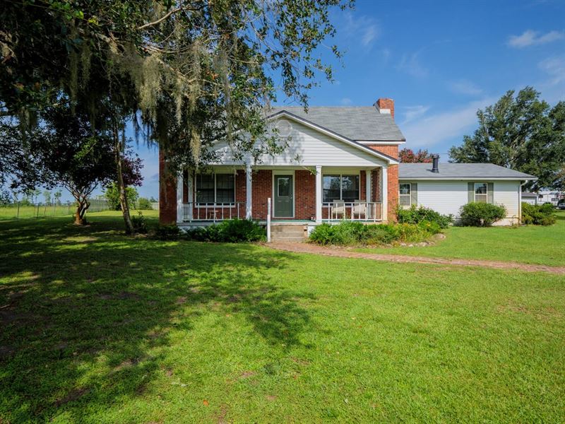 Expansive 50.5-Acre Estate with 4-B : Madison : Madison County : Florida