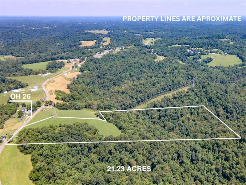 OH 26, 21 Acres : Graysville : Monroe County : Ohio