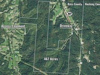 St Rt 327, 467 Acres : Laurelville : Ross County : Ohio