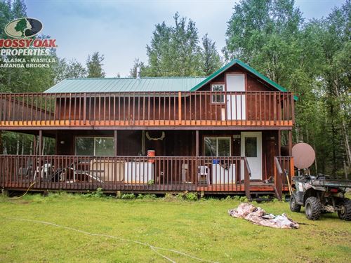 Remote Alaskan Hunting Cabin A Hid : Ferry : Denali Borough : Alaska