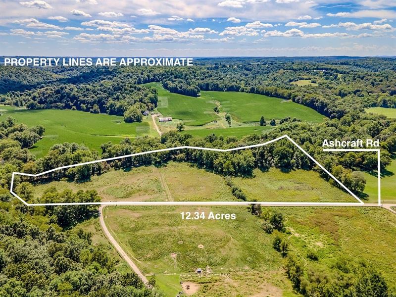 Ashcraft Rd, 12 Acres : Frazeysburg : Muskingum County : Ohio