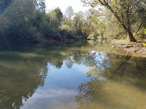 Sequatchie River, Pasture, Woods : Whitwell : Marion County : Tennessee