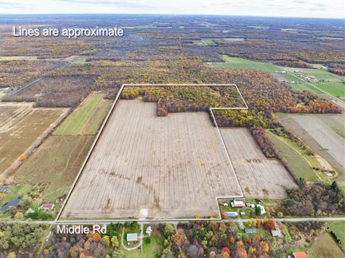 Middle Rd, 87 Acres : Pierpont : Ashtabula County : Ohio