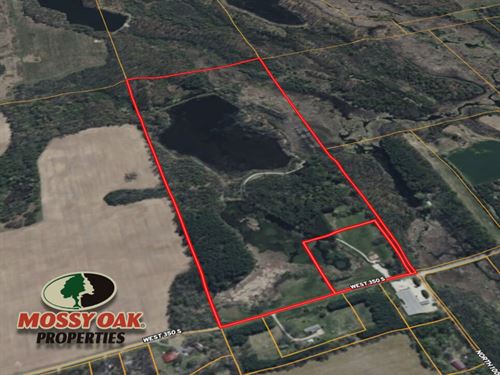 68 Acres, 11899 E 350 S 57, Pi : Pierceton : Noble County : Indiana