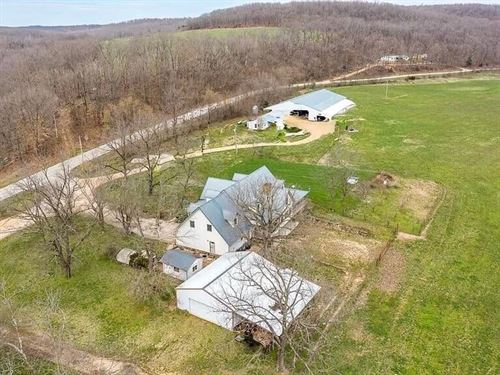 269.62 Acres, Creek, Springs, Tilla : Falcon : Wright County : Missouri