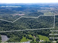 Bull Creek Rd, 126 Acres : Kingston : Ross County : Ohio
