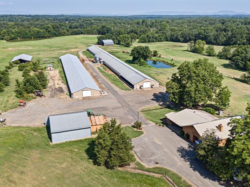 Contracted Poultry Farm & Home : Ola : Yell County : Arkansas